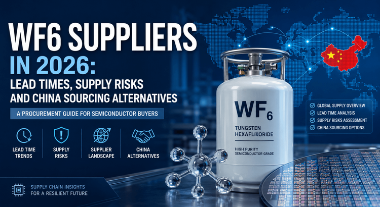 WF6 Suppliers in 2026: Lead Times, Supply Risks and China Sourcing Alternatives
