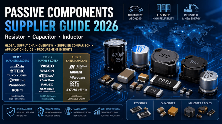 Passive Components Supplier Guide 2026: Global Resistor, Capacitor & Inductor Supply Chain Analysis