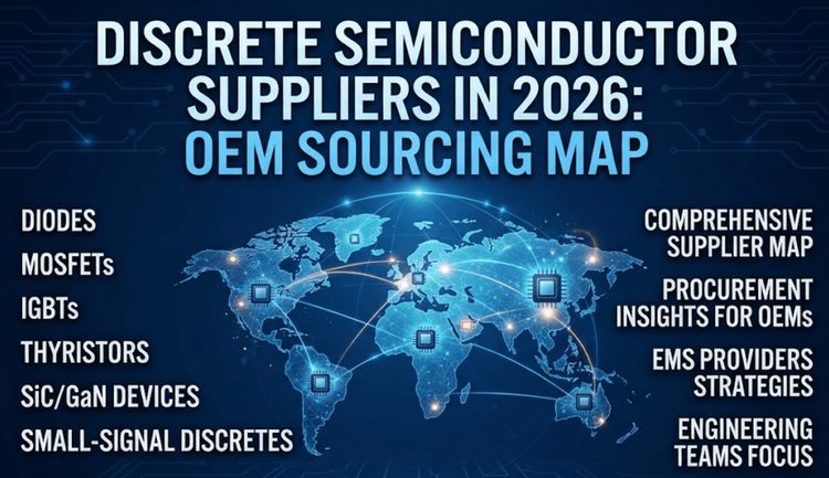 Discrete Semiconductor Suppliers in 2026: OEM Sourcing Map