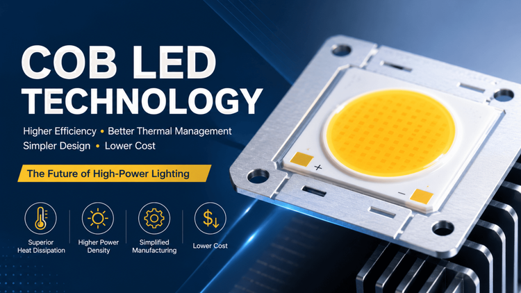 COB LED Technology Explained: Structure, Advantages, Thermal Performance, and Future Applications