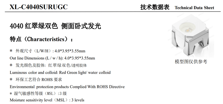 XINGLIGHT XL-C4040SUR LED - Complete Datasheet and Applications Guide