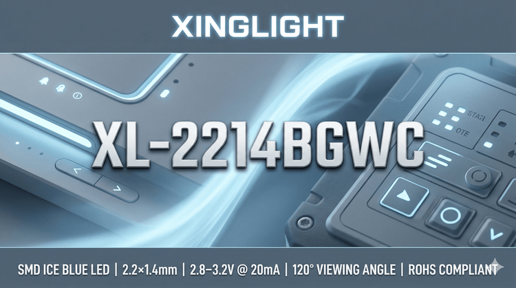 XL-2214BGWC Ice Blue SMD LED - Comprehensive Technical Guide