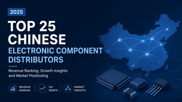 Top 25 Chinese Electronic Component Distributors in 2025: Revenue Growth and Supply Chain Positioning