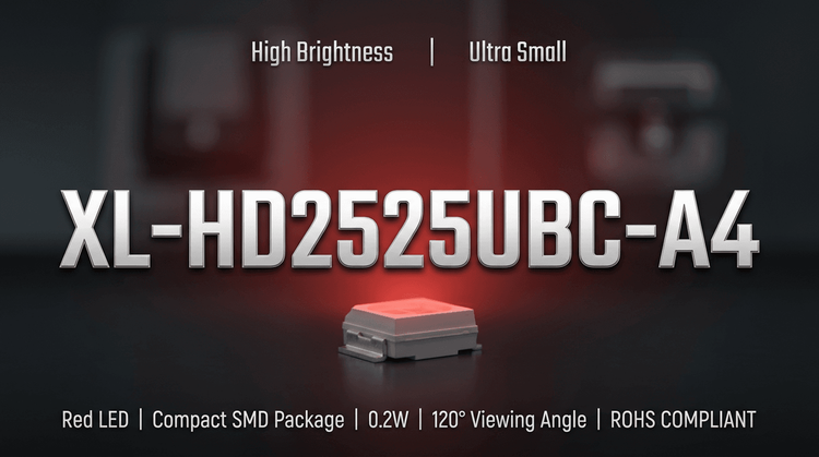XL-HD2525UBC-A4 SMD LED — Technical Specifications & Design Guide