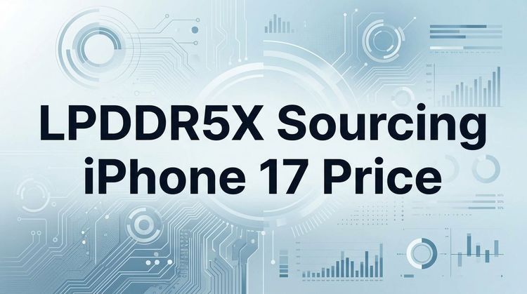 LPDDR5X Sourcing Analysis: iPhone 17 Price Surge & DRAM Market Trends 2025