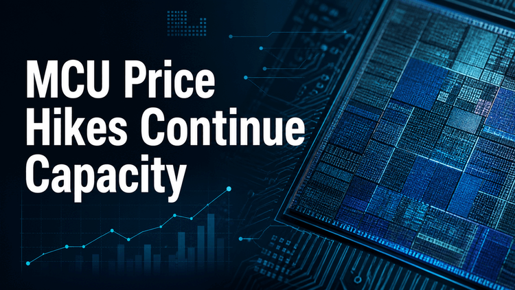 MCU Price Hikes Continue: Capacity Constraints and Market Divergence in 2026