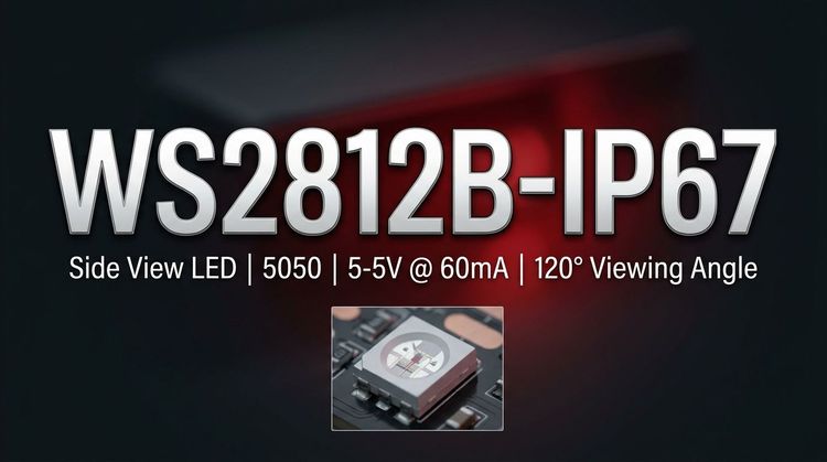 WS2812B-IP67 LED Strips: Engineering Specs for Outdoor RGB Integration