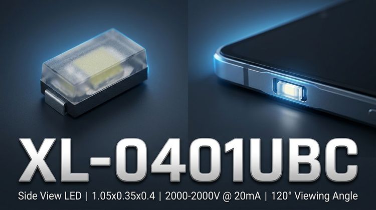 XL-0401UBC SMD LED: Binning Control for 3C & IoT Signal Indication