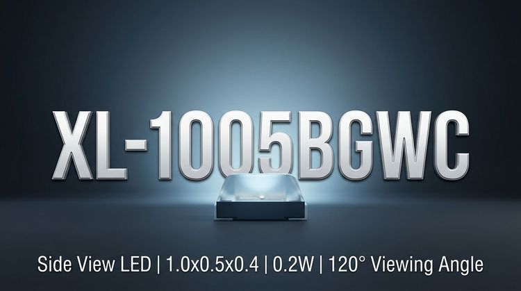XL-1005BGWC SMD LED: Ice Blue 0402 for Precision Lighting