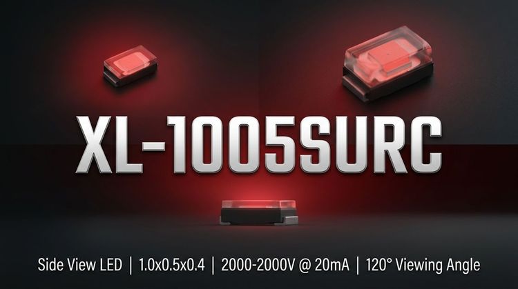 XL-1005SURC 0402 SMD LED: Red LED Binning for SMT Production