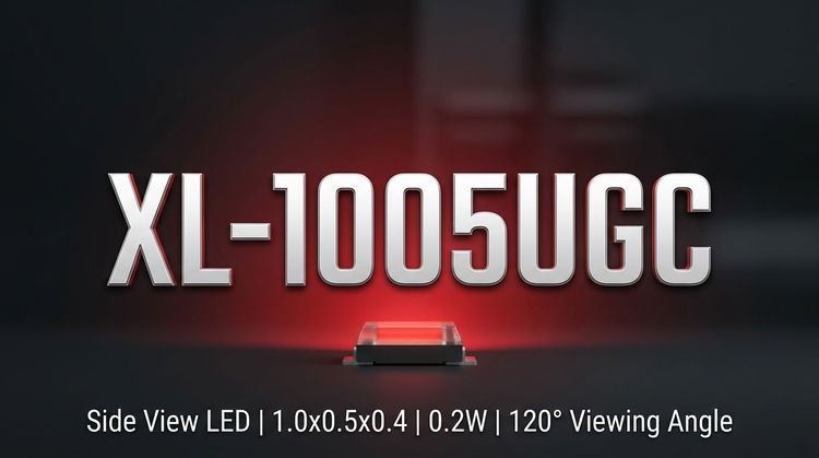 XL-1005UGC LED: 0402 SMT Green LED for Precision Indicators