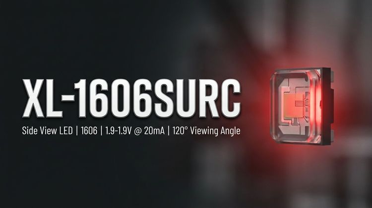 XL-1606SURC SMD LED: Thermal & Optical Specs for Indicator Design