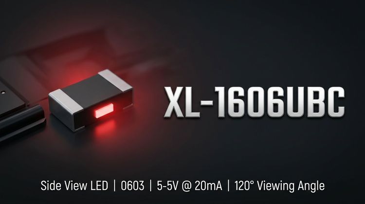 XL-1606UBC SMD LED: 0603 Thermal Management & SMT Process Data