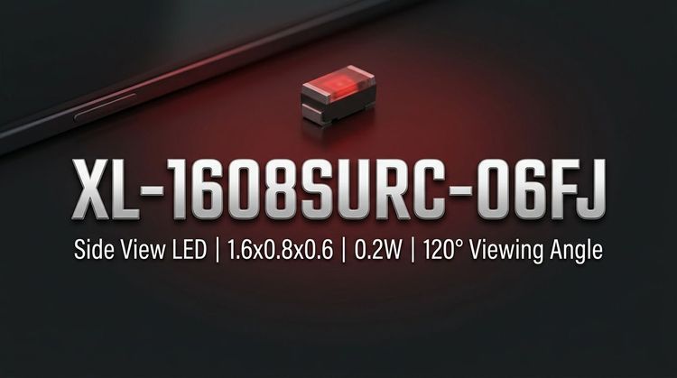 XL-1608SURC-06FJ SMD LED: Spec Sheet for Medical & Industrial Design