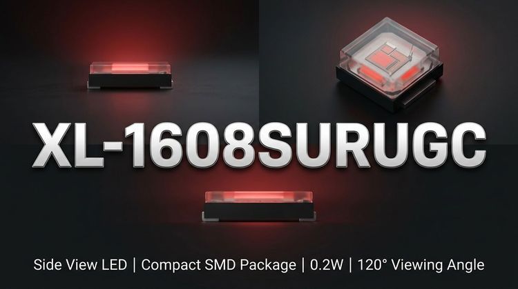 XL-1608SURUGC SMD LED: Bi-Color Red/Green Specs & SMT Reliability