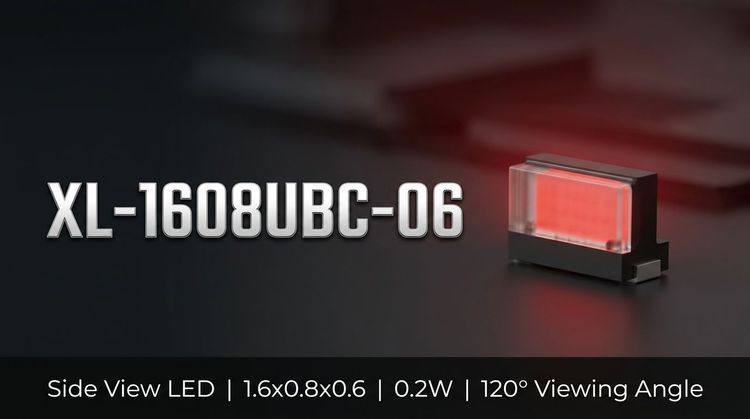 XL-1608UBC-06 SMD LED: 0603 Blue LED for SMT Integration