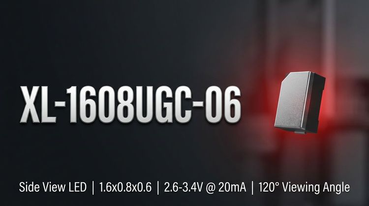 XL-1608UGC-06 SMD LED: 0603 Green for Medical & Industrial