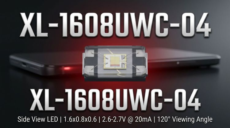 XL-1608UWC-04 SMD LED: Sourcing 120° View Angle LEDs for Medical & Auto