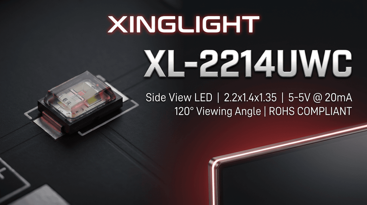 XL-2214UWC SMD LED: guia de especificaciones tecnicas