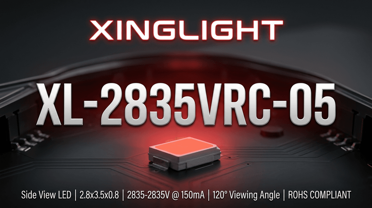 XL-2835VRC-05 SMD LED — Technical Specifications & Design Guide