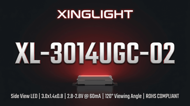 XL-3014UGC-02 SMD LED — Technical Specifications & Design Guide