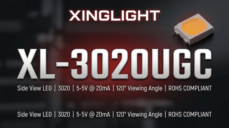 XL-3020UGC SMD LED — Technical Specifications & Design Guide