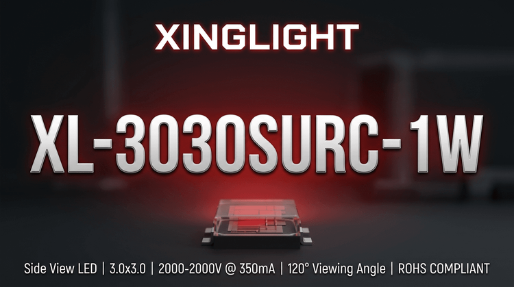 XL-3030SURC-1W SMD LED — Technical Specifications & Design Guide