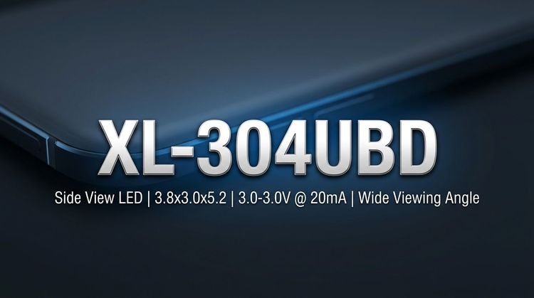 XL-304UBD LED: Binning Control for Blue Indicators in Consumer & Auto