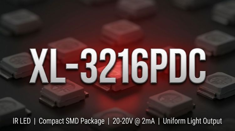 XL-3216PDC SMD Phototransistor: 880nm Peak Wavelength for SMT Integration