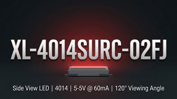 XL-4014SURC-02FJ SMD LED: SMT Integration & Binning Specs