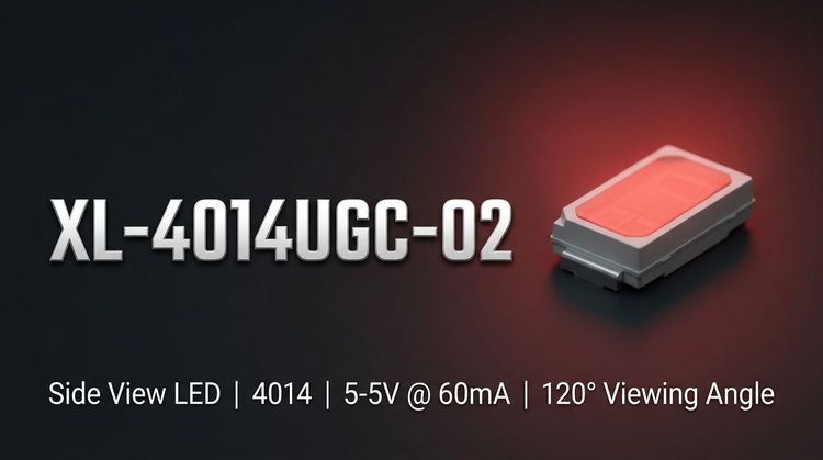 XL-4014UGC-02 SMD LED: Thermal & Forward Current Analysis