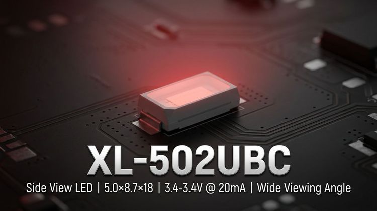 XL-502UBC 5mm Blue LED: Forward Current & Voltage Binning Specs