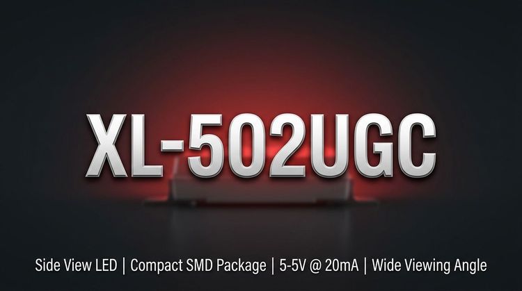 XL-502UGC 5mm LED: High-Intensity Green Bin Selection & Thermal Limits