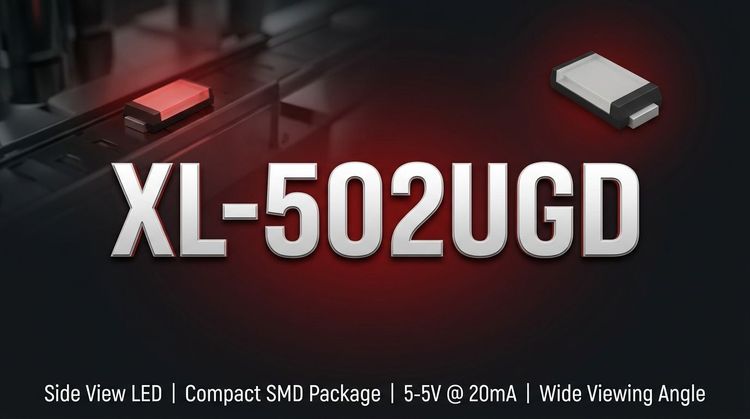 XL-502UGD SMD LED — Technical Specifications & Design Guide