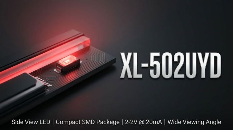 XINGLIGHT XL-502UYD F5 Yellow LED: Optical Consistency & Binning Data