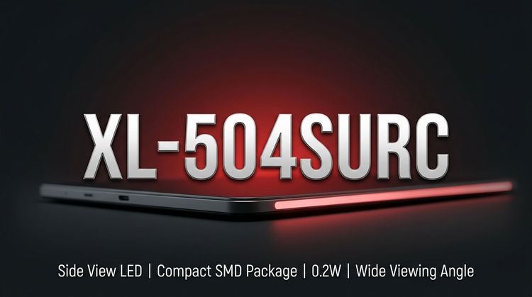 XL-504SURC LED: Red F5 Long-Lead for Consumer & Industrial