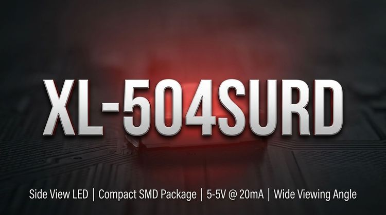 XL-504SURD 5mm LED: F5 Thru-Hole Design & Bin Parameters