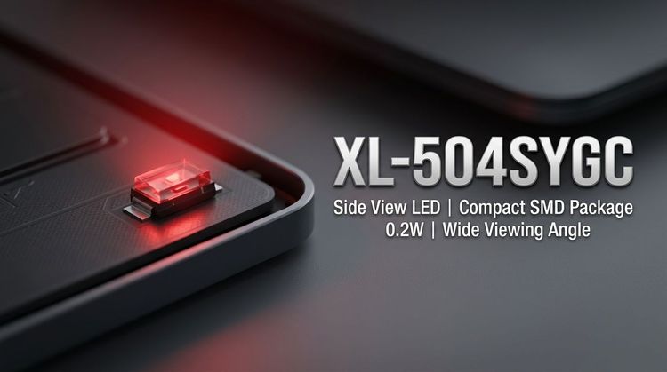 XL-504SYGC LED: Green 570nm, 2.2V F5 Lamp for BOM Consistency