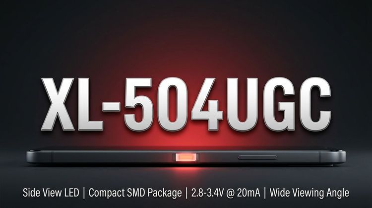 XL-504UGC LED: High-Brightness Green Sourcing for Industrial Displays