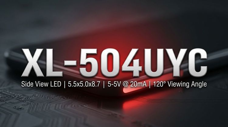 XL-504UYC LED: 5.8-5.9nm Wavelength Bin for Signal & Indicator Applications