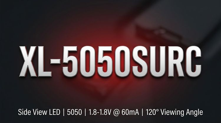 XL-5050SURC SMD LED: 5050 Red Component Specs & Assembly