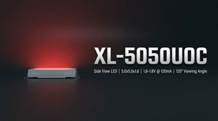 XL-5050UOC SMD LED: Thermal & Optical Specs for SMT Integration
