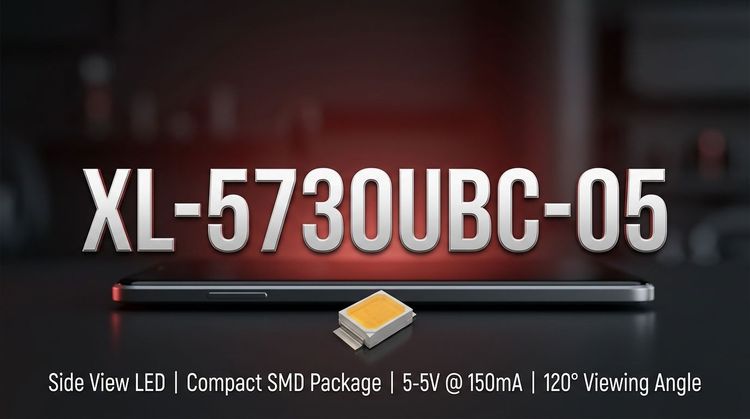 XL-5730UBC-05 SMD LED: Thermal & Bin Code Analysis