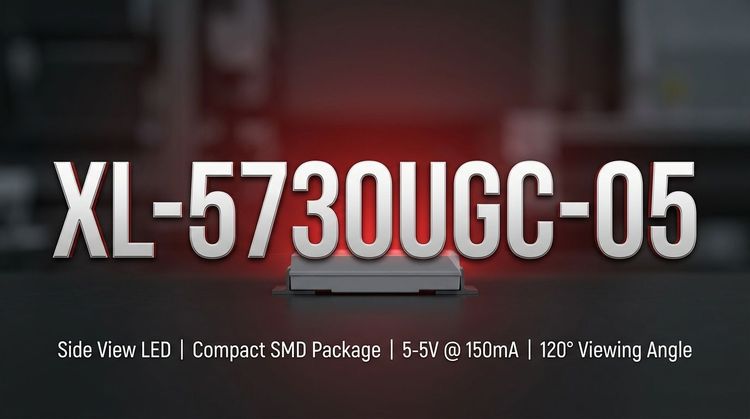 XL-5730UGC-05 SMD LED: Thermal & Optical Bin Analysis
