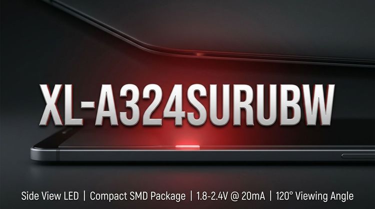 XL-A324SURUBW LED: High-Brightness Red/Blue Binning for Industrial Apps