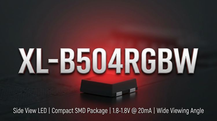 XL-B504RGBW 4-Pin RGB LED: Thermal, Forward Voltage & Optical Binning
