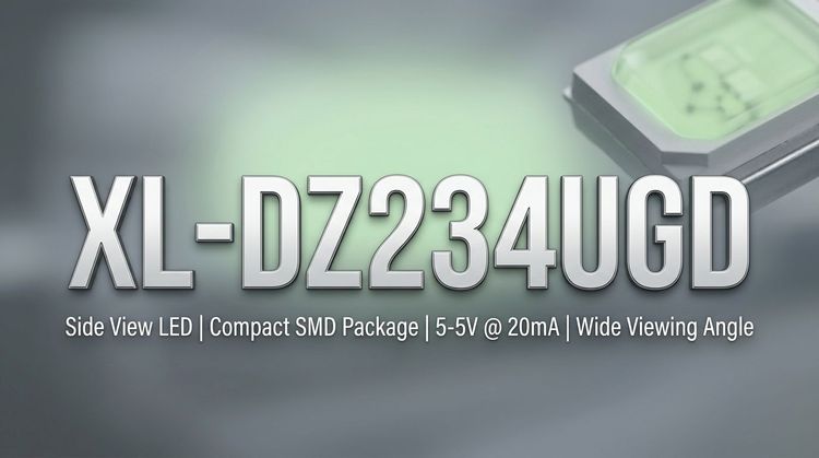 XL-DZ234UGD 4-SMD LED: 110° Viewing Angle & Thermal Design