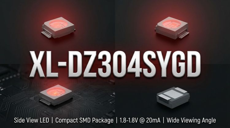 XL-DZ304SYGD LED: 3mm Through-Hole Indicator Evaluation