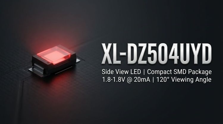 XL-DZ504UYD 3mm LED: Thermal & Forward Voltage Analysis for Indicator Design