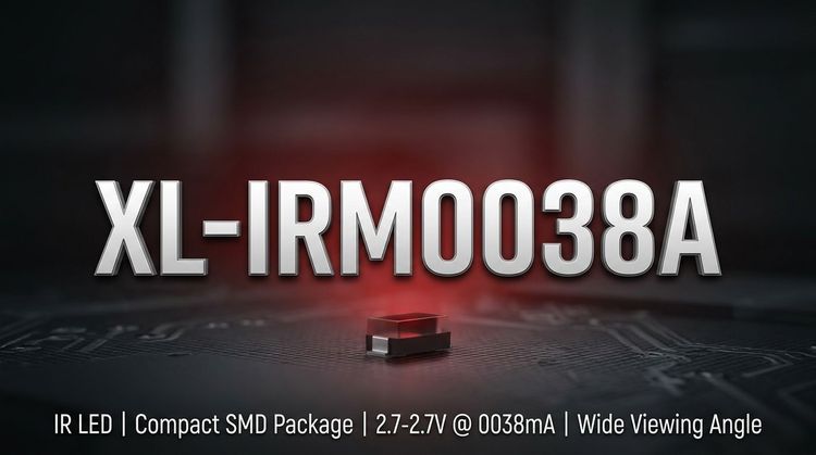 XL-IRM0038A IR Receiver: 37.9kHz Carrier, Low-Power, Mini epoxy